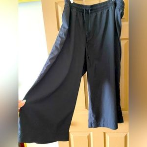 Wide leg black light wight dry quick pants